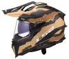 LS2 MX701 EXPLORER-06 CARBON  TRICK adventure helma hnědá/písková vel.3XL